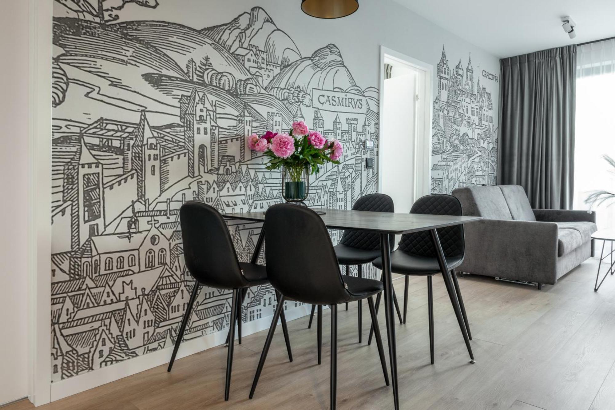 Inpoint Spacious Apartments Near Main Square & Kazimierz District Kraków Værelse billede